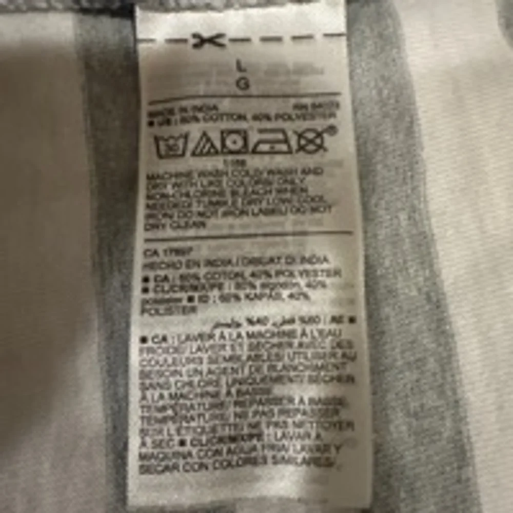 Men's Old Navy Pants L Gray & White